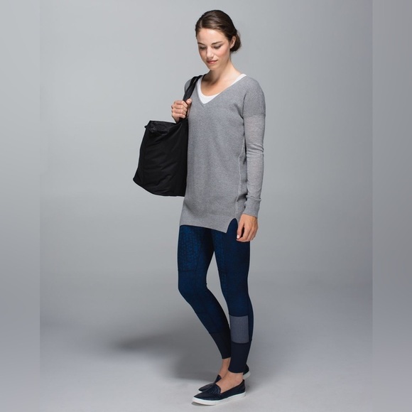 lululemon athletica unique denim like blue leggings size 6 - Picture 4 of 11